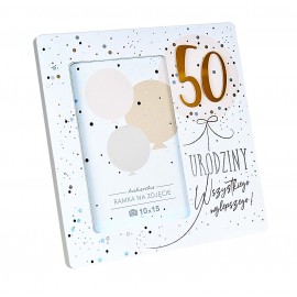 Ramka na zdjęcie - 50 urodziny