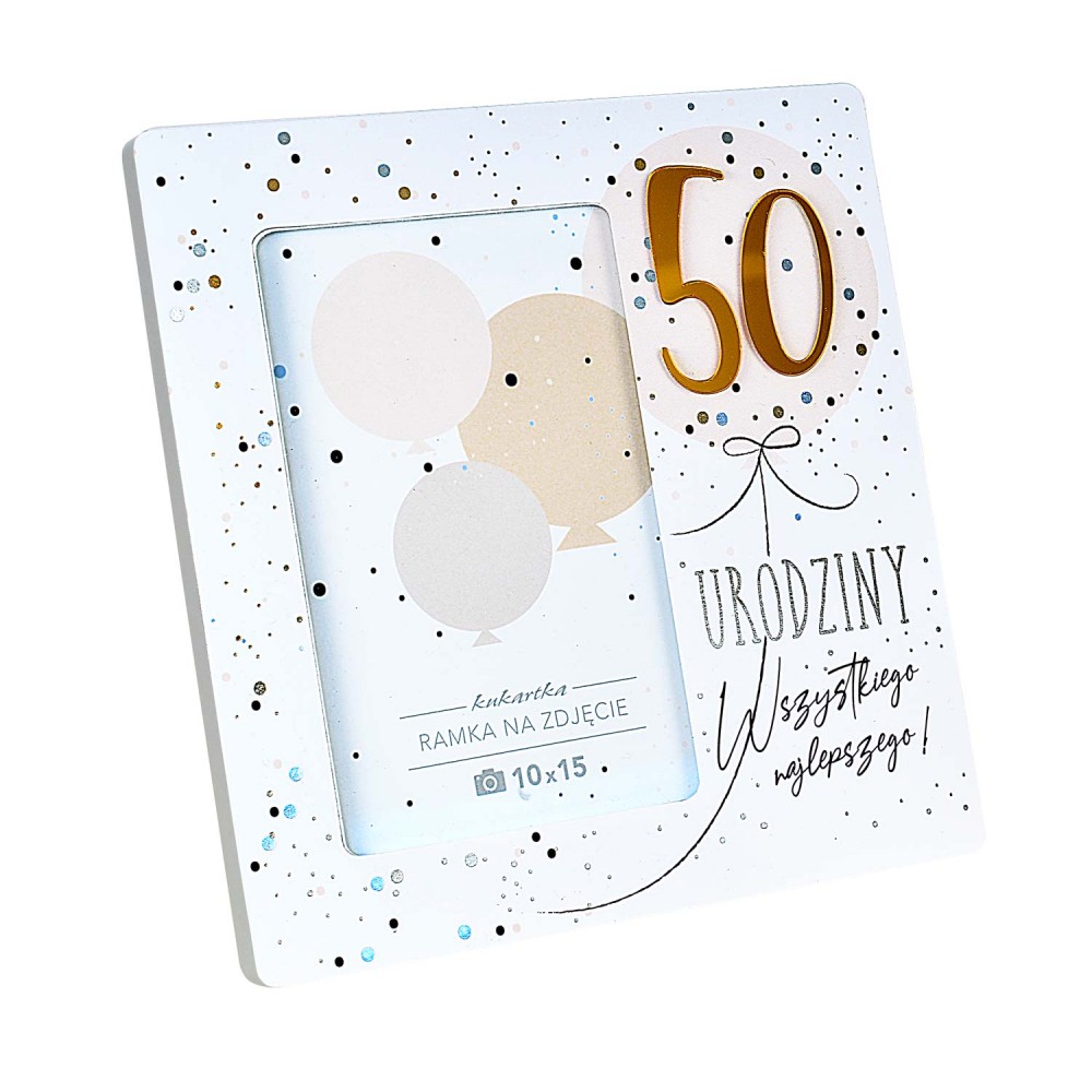 Ramka na zdjęcie - 50 urodziny